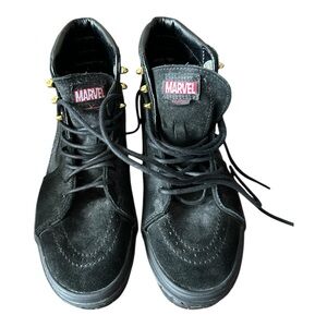 Marvel Black High-Top Men's Shoes